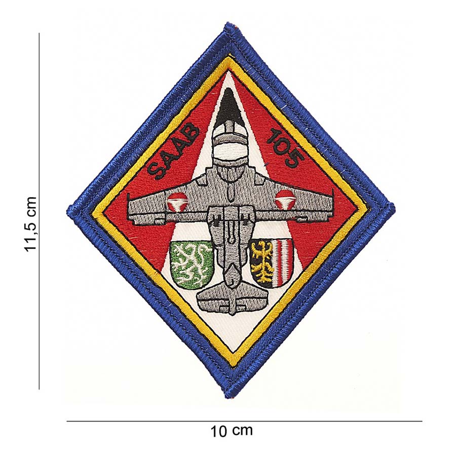 Embleem stof Saab 105 #4036