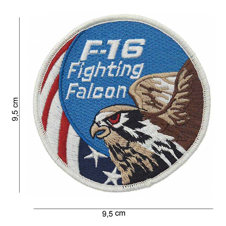 Embleem stof F-16 fighting falcon eagle USA #4011