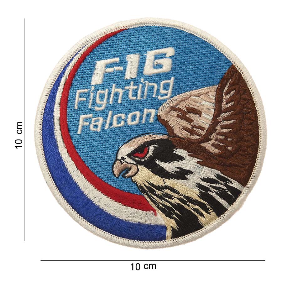 Embleem stof F-16 fighting falcon eagle NL #4006