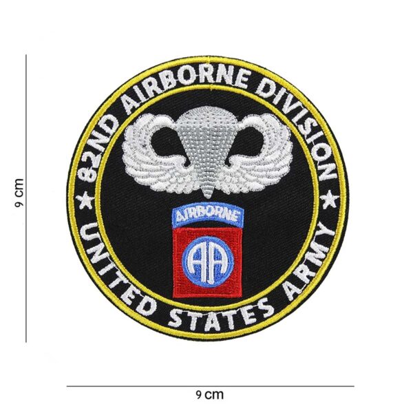 Embleem stof 82nd Airborne Division #3079