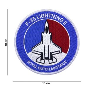 Embleem stof F-35 Lightning II Royale Dutch Air Force #5058