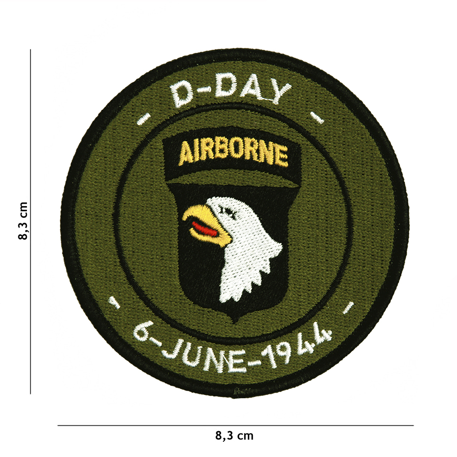 Embleem stof D-Day 101st Airborne #7106