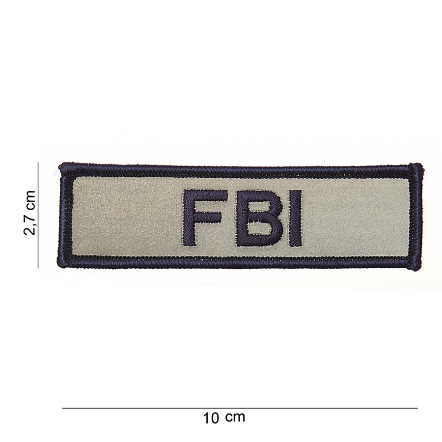 Embleem stof FBI klein #2016