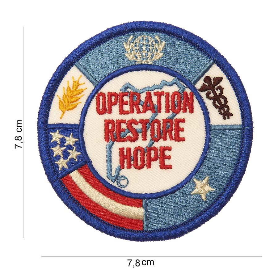 Embleem stof operation restore hope #3016