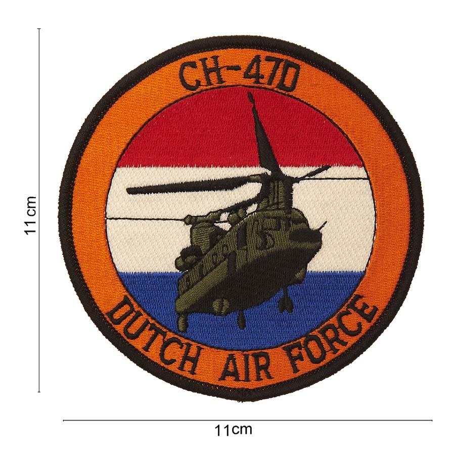 Embleem stof CH-47D Dutch Air Force #3063