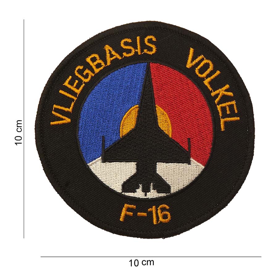 Embleem stof vliegbasis Volkel F-16 #3064