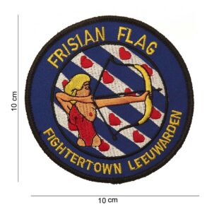 Embleem stof Frislan flag #3065