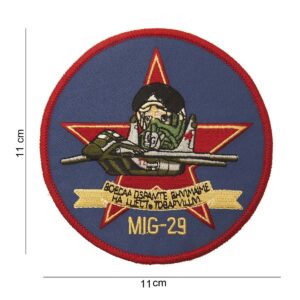 Embleem stof mig-29 #4071