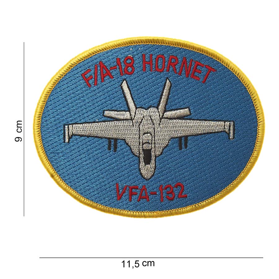 Embleem stof F/A-18 hornet VFA-132 #4063