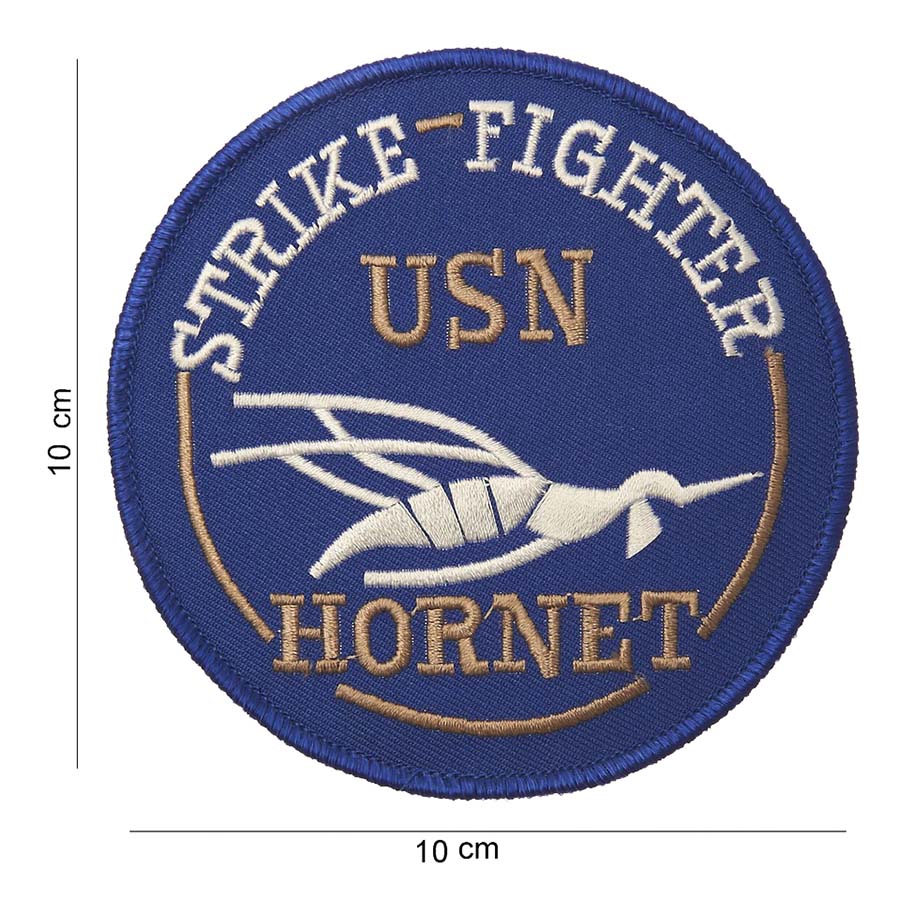 Embleem stof USN hornet #4031