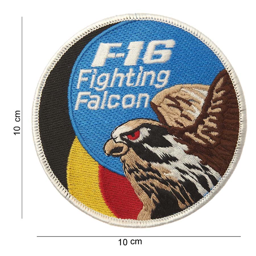 Embleem stof F-16 fighting falcon (vlag) #4012