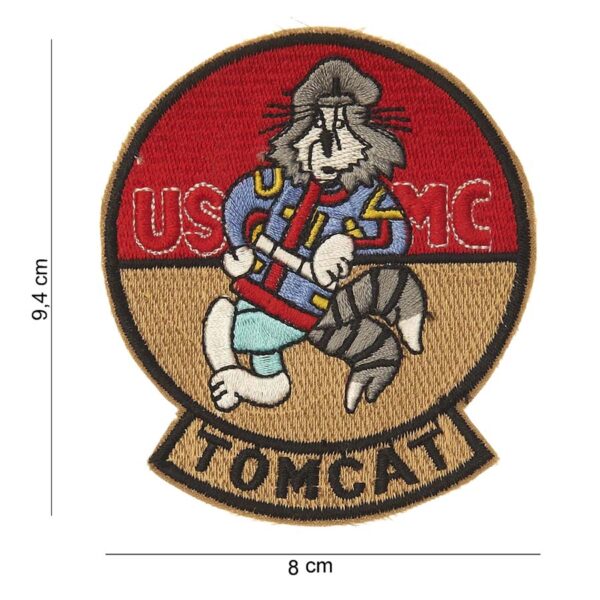 Embleem stof Tomcat USMC #4048