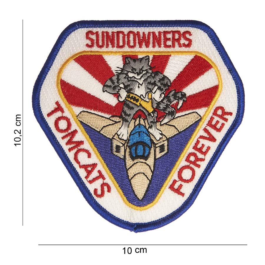Embleem stof Tomcats forever sundowners #4060