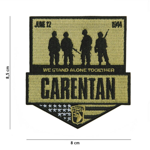 Embleem stof Carentan #20004
