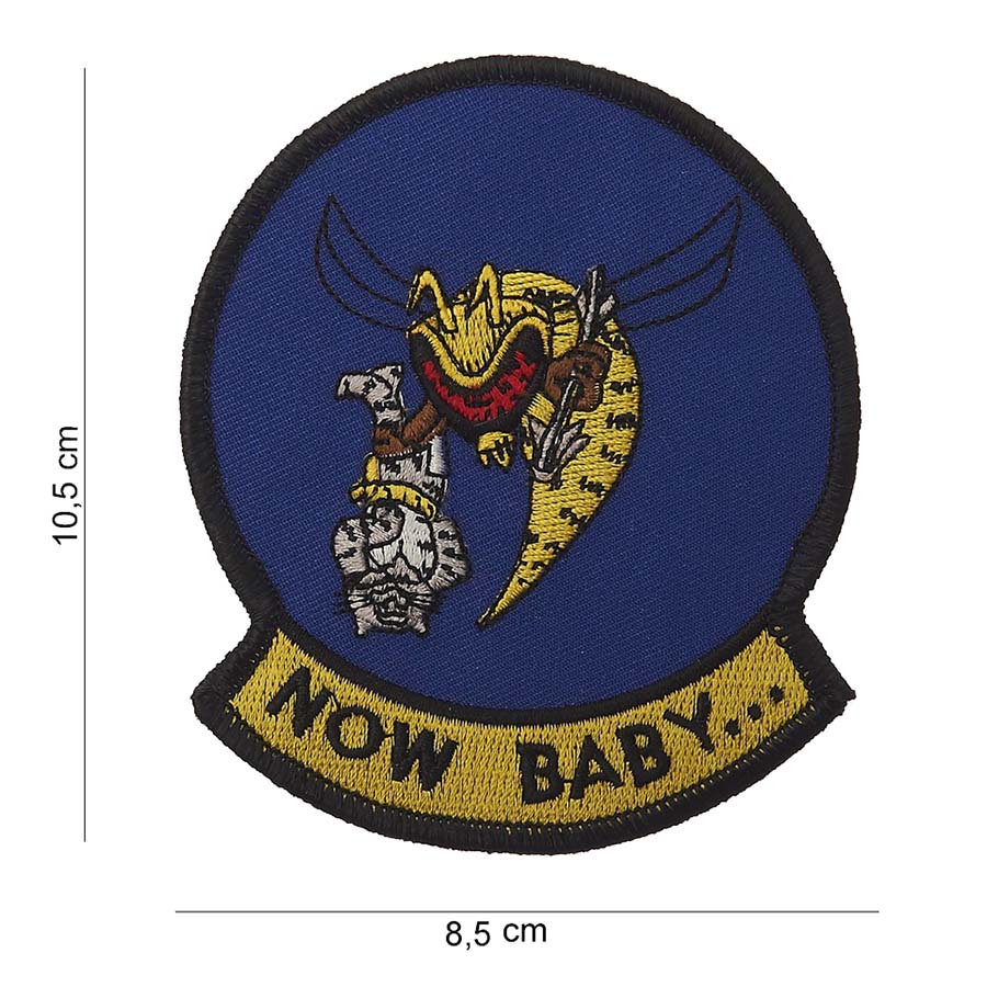 Embleem stof now baby... #5046