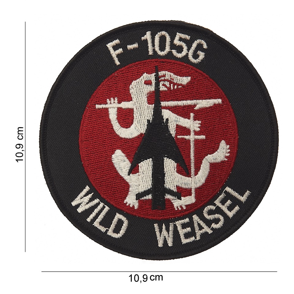 Embleem stof F-105G Wild Weasel #5033