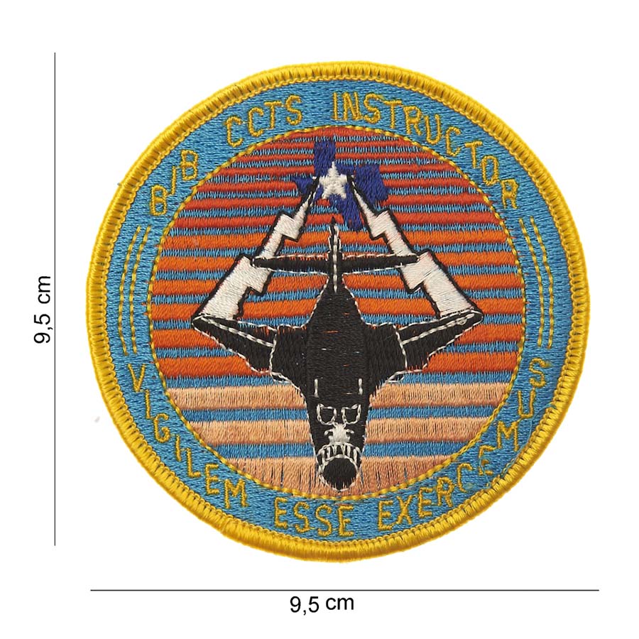Embleem stof bib ccts intruc. #4082