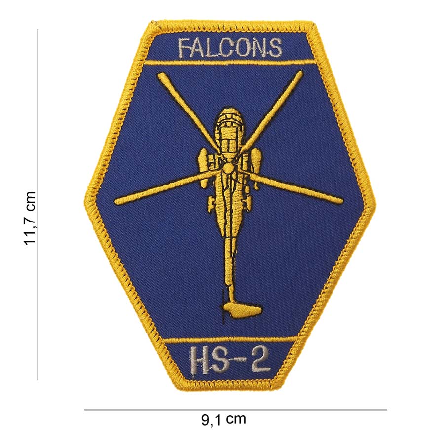 Embleem stof falcons HS-2 #4079