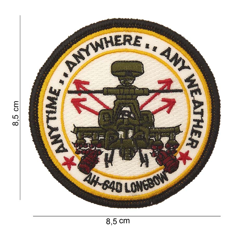 Embleem stof AH-64D longbow #4084