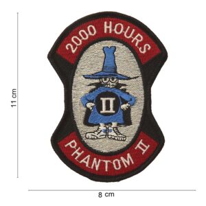 Embleem stof 2000 hours phantom 2 #4088