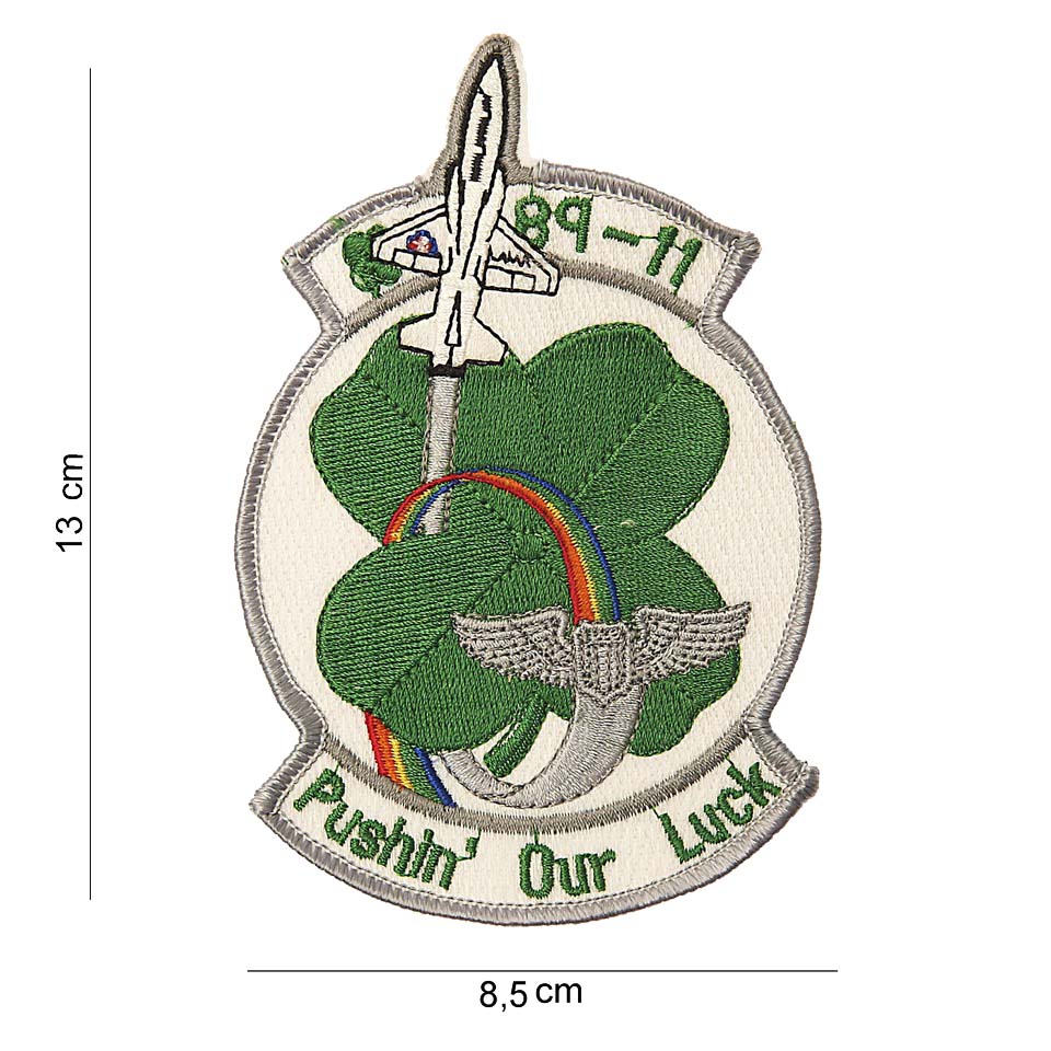 Embleem stof pushin'our luck #4054