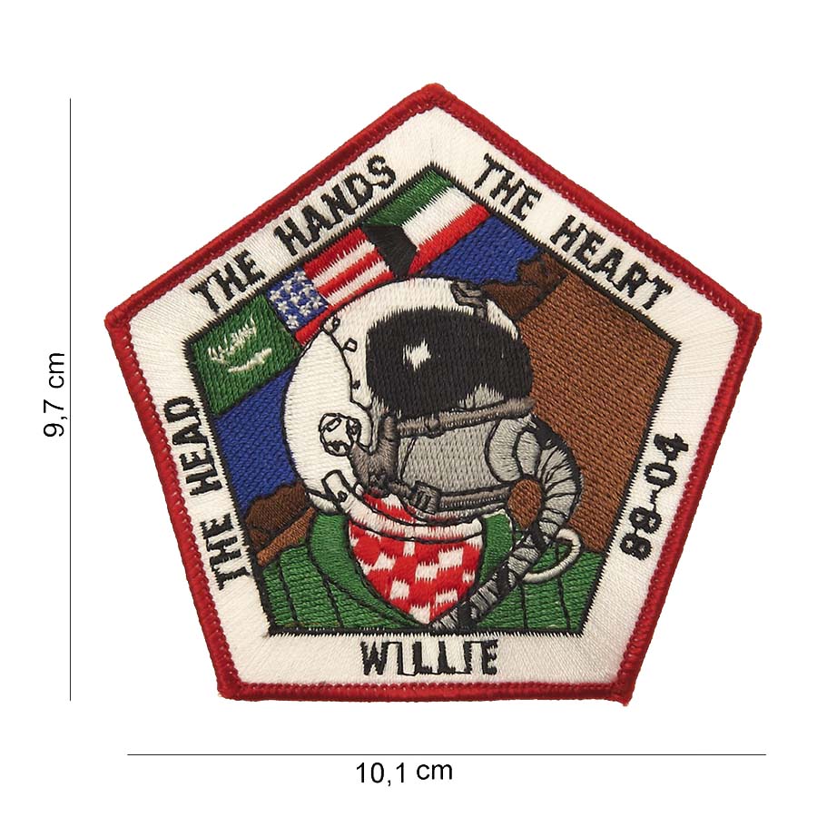 Embleem stof Willie 88-04 #4019
