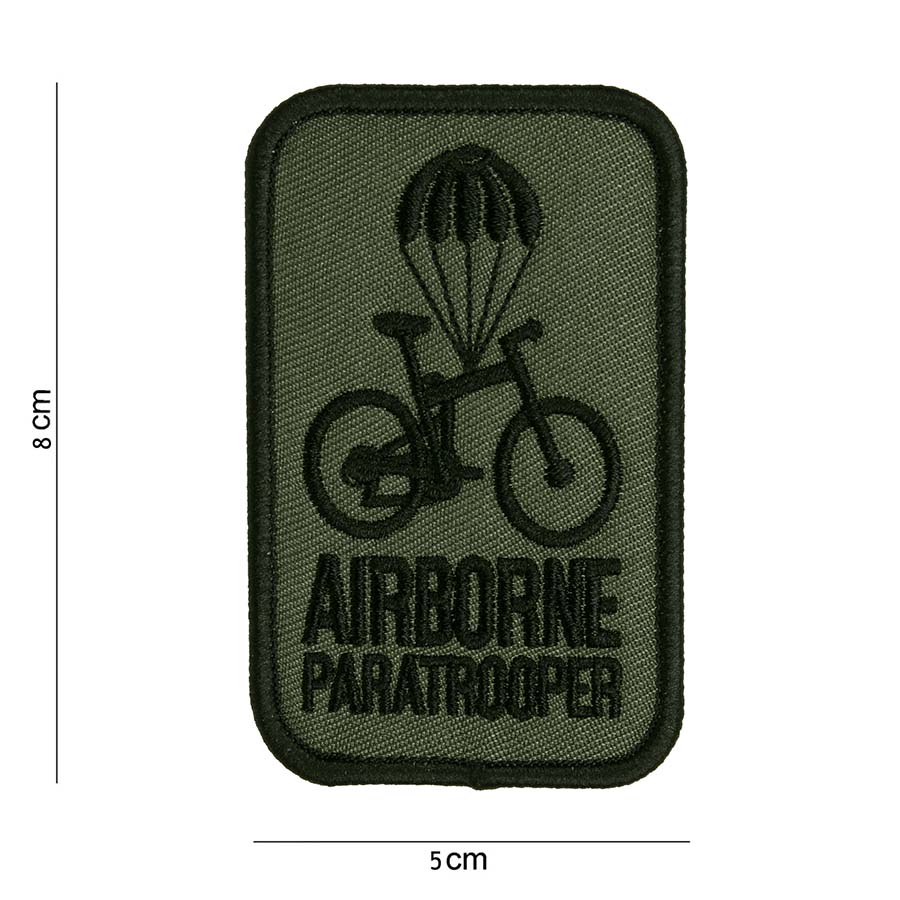 Embleem stof Paratrooper groen #3089