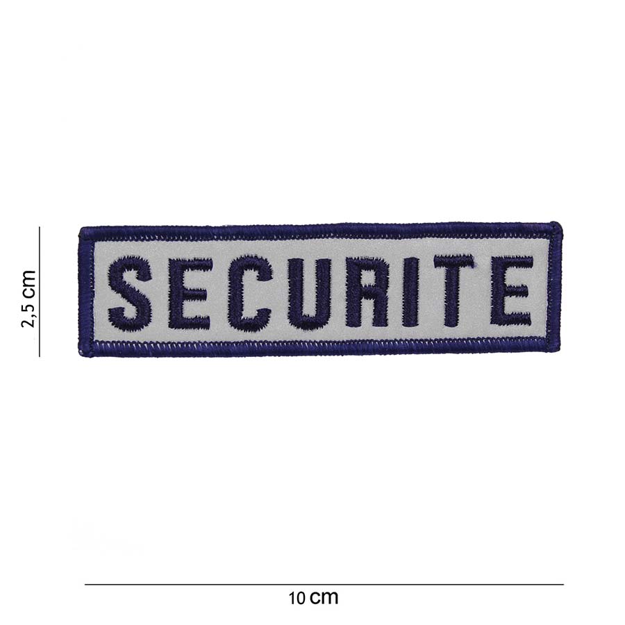 Embleem stof Securite reflective #5014