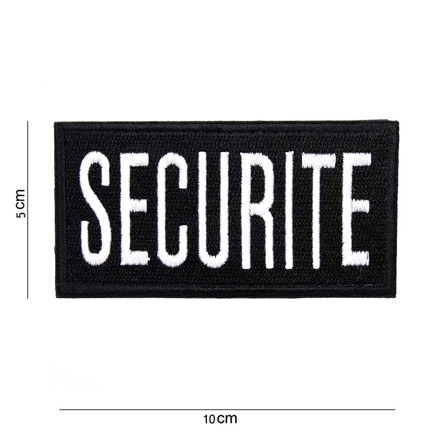Embleem stof Securite met klittenband #5018