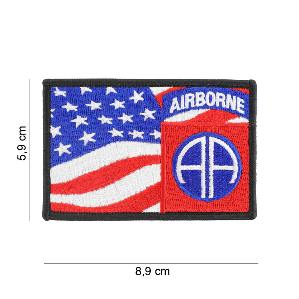 Embleem stof 82nd Airborne vlag #19084 Embleem stof 82nd Airborne vlag #19084