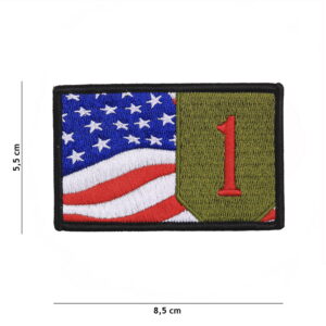 Embleem stof 1st Infantry vlag #19086