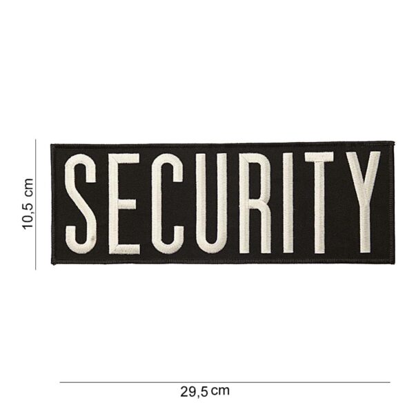 Embleem stof security groot  #2007
