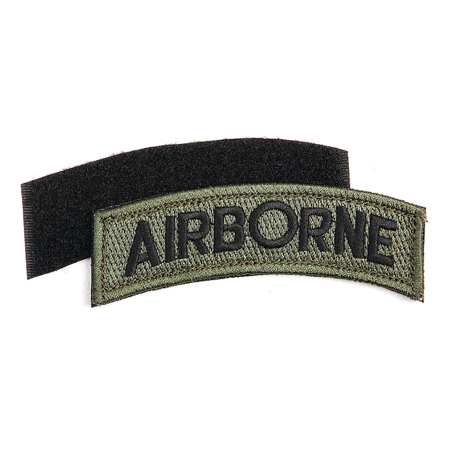 Embleem stof airborne TAB met klittenband #1049