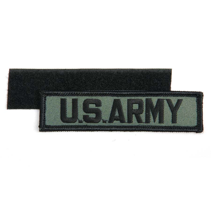 Embleem stof US army (streep) met klittenband #1060