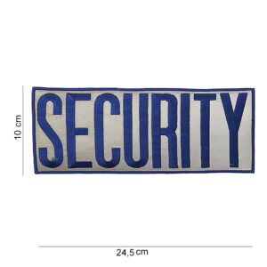 Embleem stof Security extra groot #2005