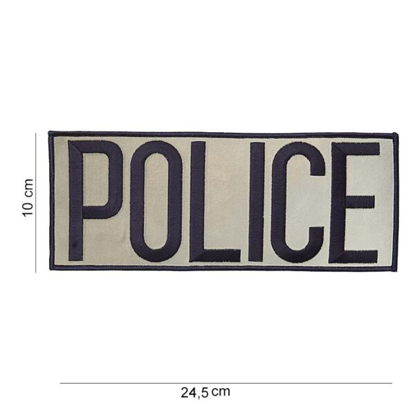 Embleem stof Police (groot) #2003