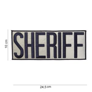 Embleem stof Sheriff (groot) #2006