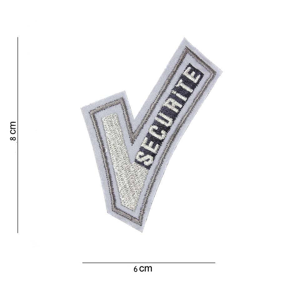 Embleem stof Securite reflective #5013