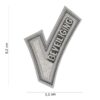 Embleem stof beveiliging refl. V #2027