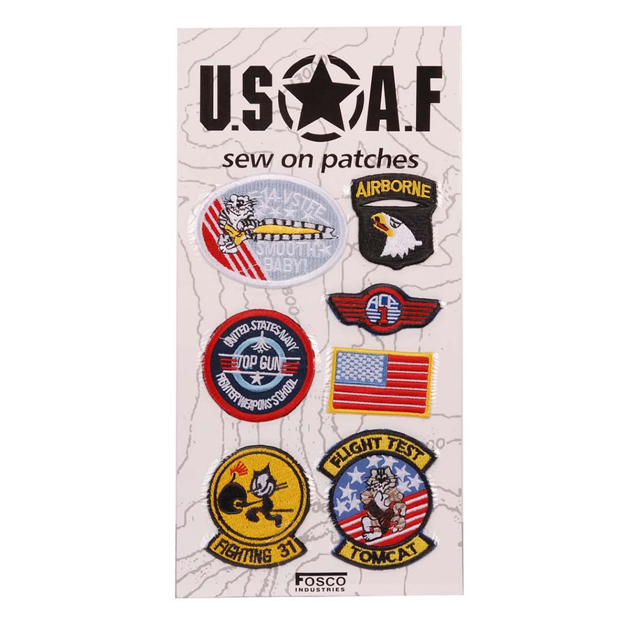 Kaart emblemen USAF stof #5135