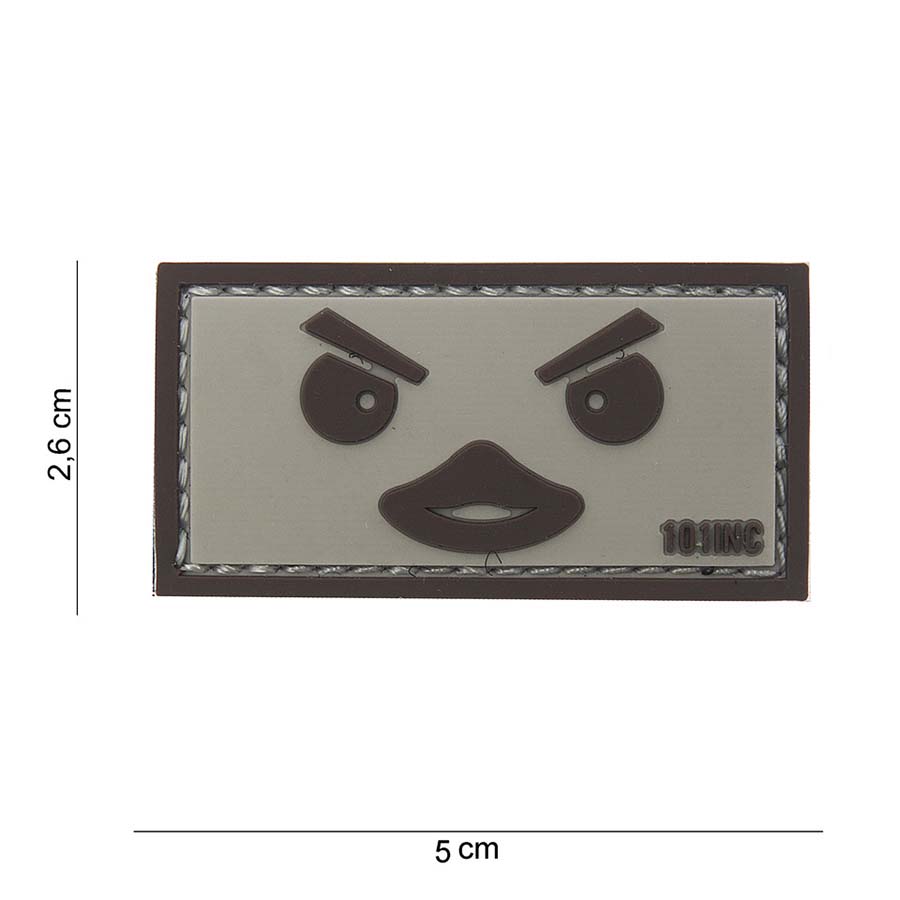 Embleem 3D PVC Duckface beige/bruin #10089