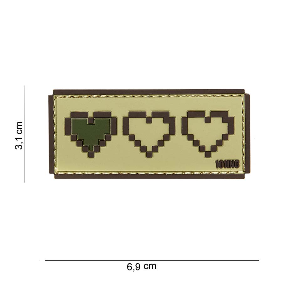 Embleem 3D PVC Last life beige #14016