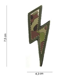 Embleem 3D PVC bliksem #14086