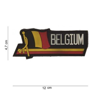 Embleem 3D PVC Belgie Wapperende vlag #12020