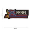Embleem 3D PVC Rebel Wapperende vlag #12016