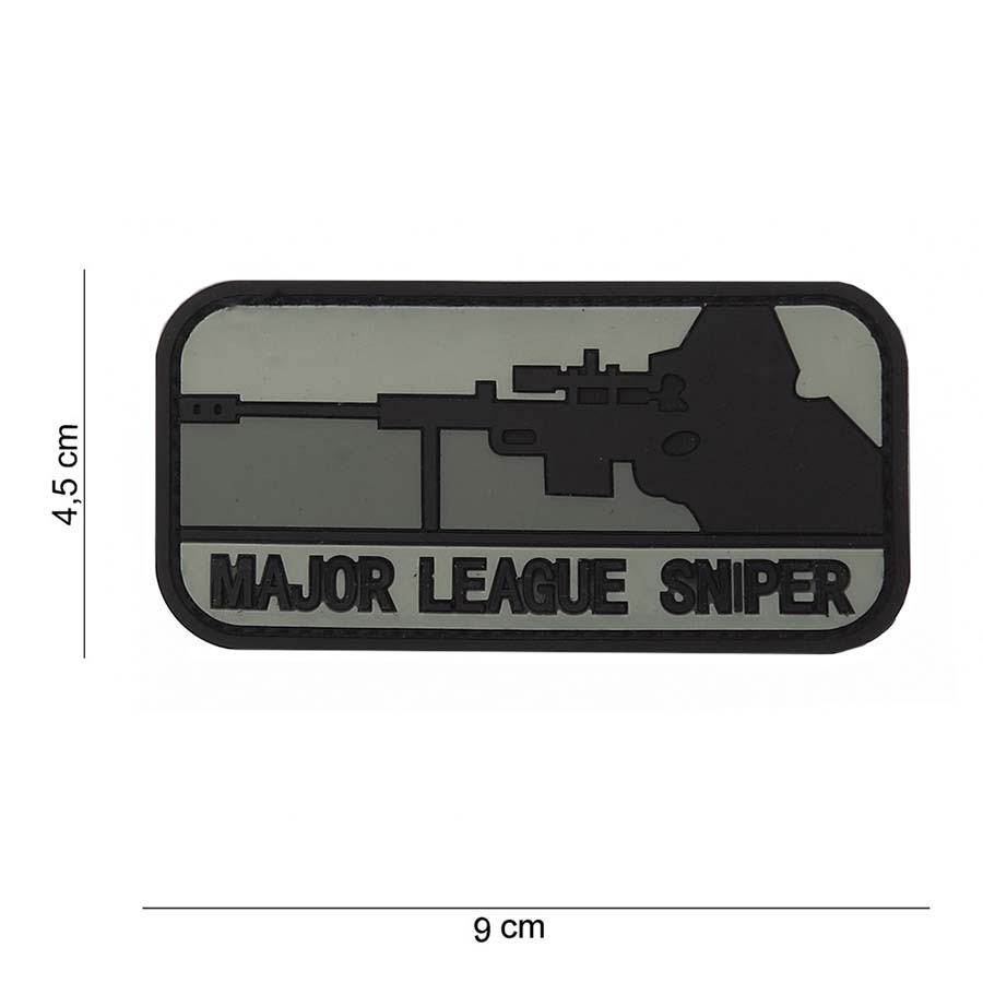 Embleem 3D PVC major league sniper dark #12039