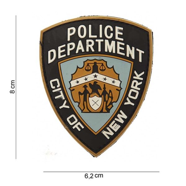 Embleem 3D PVC Police Department #13038