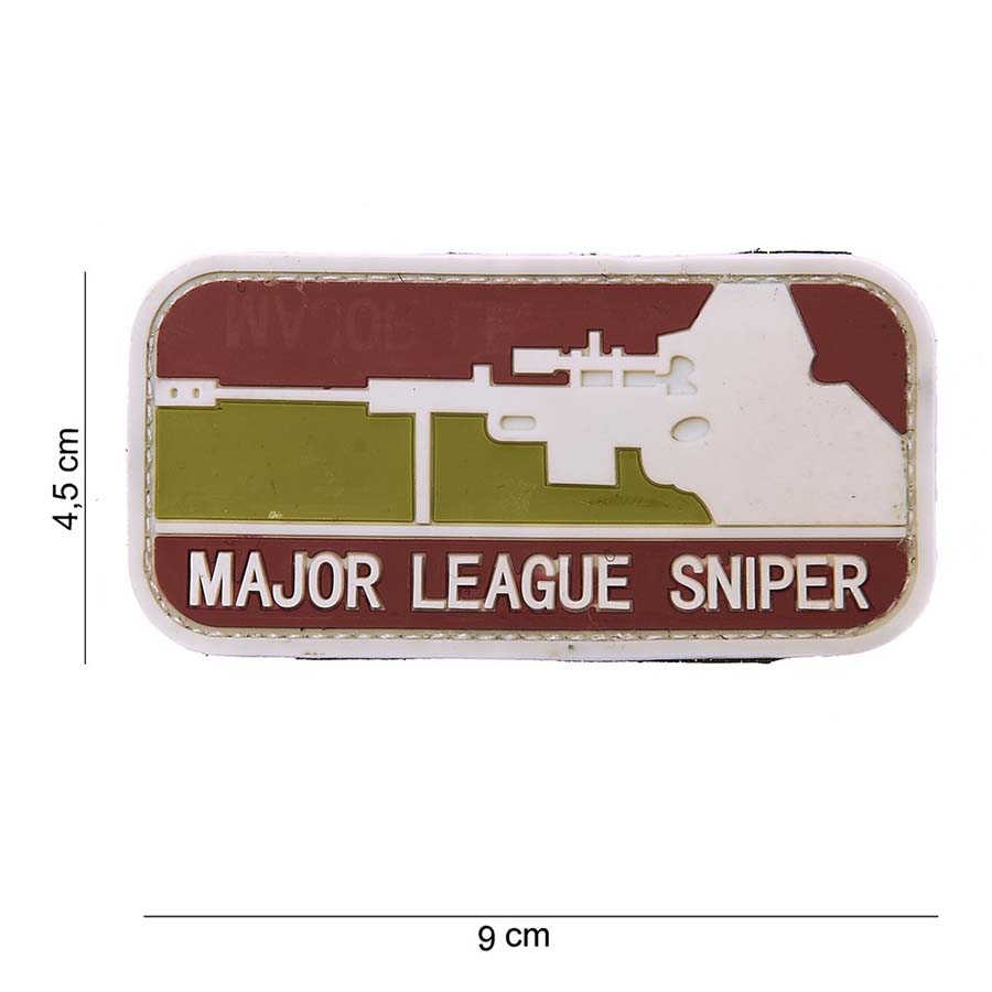 Embleem 3D PVC Major league Sniper Arid #11159