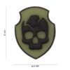 Embleem 3D PVC Ghost Skull #12007