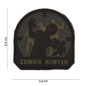 Embleem 3D PVC Zombie Hunter ACU-A #13042